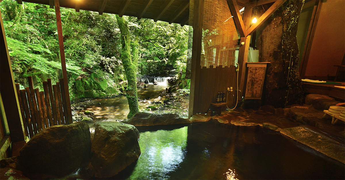 客室露天風呂（一部内湯）